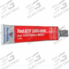 PERMATEX RTV Gasket Maker: High-Temp Red RTV, 3 oz, Tube, Red (MPN 81160). Key specifications — Color: Red.
