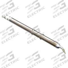 HAKKO Soldering Tip: T15 Series, Bent Conical, 0.4 mm W, 7.5 mm Lg (MPN T15-JL02). Key specifications — Brand: HAKKO; Compatible Handpiece Manufacturer Model Number: FM-2028; Manufacturer Part Number: T15-JL02.