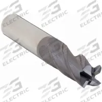 APPROVED VENDOR Square End Mill: Carbide, AlTiN Coated, 4 Flute, 6 mm Mill Dia, 19 mm LOC, 63 mm OAL (MPN 206-001360B)