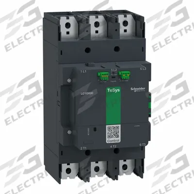 SCHNEIDER Contactor: 3 Poles, 3NO Contacts, 800 A - Non-Reversing IEC Contactors