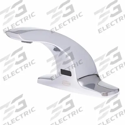 ZURN Kitchen and Bathroom Sensor Faucet: AquaSense, Brass, Chrome Finish, Single-Post - Single-Post Sensor Bathroom Faucets