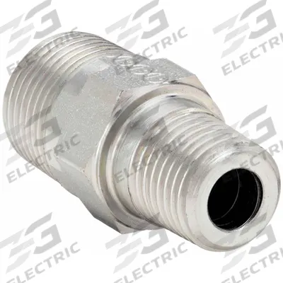 PARKER Metal Pipe Straight: Straight, Steel, 1 in x 3/4 in - Hydraulic Threaded Extreme-Pressure Pipe Fittings