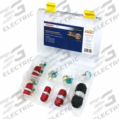 AIRSEPT Line Splice Straight SAE Pack: Line Splice Straight SAE Fittings, 76050 - Fleet and Vehicle Maintenance