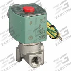 REDHAT Solenoid Valve: 2-Way, Normally Closed, 1/4 in Pipe Size, 24V DC, High Flow, NBR Seal (MPN 8262H086). Key specifications — Pipe Size: 1/4 in; Voltage: 24V DC; Brand: REDHAT; Coil Enclosure: Watertight.