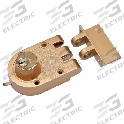 KABA ILCO Rim Lock: Brass - Surface-Mounted Rim Locks