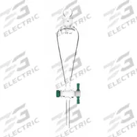 APPROVED VENDOR Separatory Funnel: Borosilicate Glass, 500 mL, 23 mm, 75 mm Stem Lg, Colorless (MPN CG-1742-05). Key specifications — Product Type: Separatory Funnel; Body Color: Colorless; Brand: APPROVED VENDOR.
