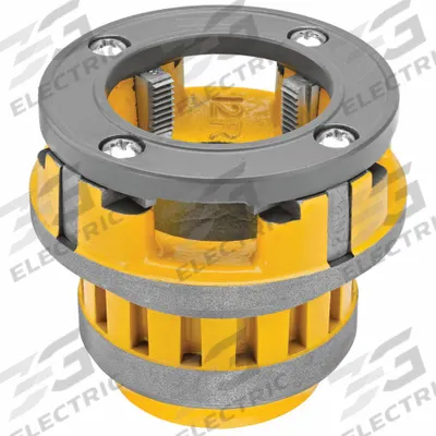 DEWALT Manual Threader Die Head: 12R, For 2 in Pipe, NPT, High Speed Steel - Die Heads for Handheld Pipe Threaders