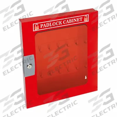 ZING Lockout Padlock Cabinet: Padlock Station, No Padlocks - Unfilled Lockout Stations