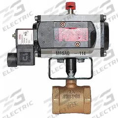 MILWAUKEE VALVE Butterfly Valve: For Gas/Oil/Water Media, Bronze, 115V AC, 1 in Pipe Size, Lug, FKM (MPN MBEOO - 1"). Key specifications — Input Control Signal: 4-20 mA; Brand: MILWAUKEE VALVE; Disc Material: Stainless Steel.