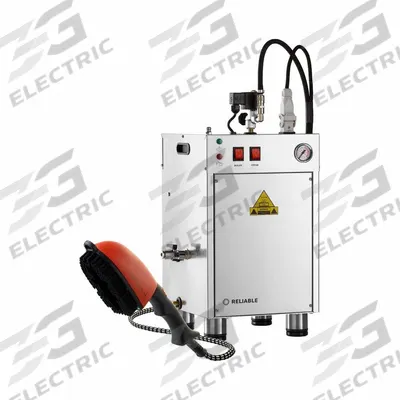RELIABLE Pressurized Steam Cleaner With Wand: 20 1/2 in Overall Lg, No Auto Shutoff - Garment Steamers
