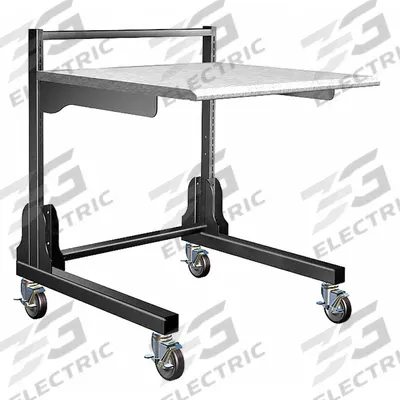 HERGO Medical Workstation: 30 in Overall Wd, 35 in Overall Dp, 37 in Overall Ht - Open-Frame Mobile Medical Computer Workstations