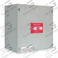 PHASE-A-MATIC Voltage Stabilizer: Three Phase, 230 V, 126 A Max Current, 1 (MPN VS-50). Key specifications — Brand: PHASE-A-MATIC; Operating Voltage: 230 V.