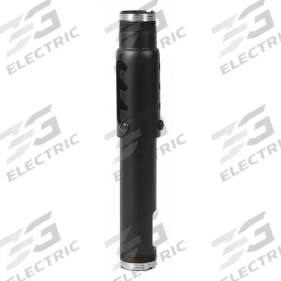 PEERLESS Extension Column: Ceiling, Max. 500 lb, Fixed, Powder Coated, Black - Fixed Television Mounts
