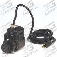 Parts Washer Pump: 1/150 hp, Epoxy Encapsulated, Polypropylene, 110V AC, 2.8 gpm Max. Flow (MPN 916701). Key specifications — Nameplate Voltage: 110V AC; Submersible: Yes; Manufacturer Part Number: 916701; Compatible with Brand: Zep; Brand: ZEP; Series: Dyna-Clean Pump; Compatible Parts Washer Grainger Part Number: 54ZR98; Compatible Parts Washer Manufacturer Model Number: Zep Dyna Series.