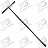 HYDRORAIN Steel Curb Key: For use with Curb Valve/Stop and Waste Valve/Water Meter, Rolled steel (MPN 53246). Key specifications — Brand: HYDRORAIN; Compatible Product Type: Curb Valve; Material: Rolled steel; Product Type: Water Meter Curb Valve Key.