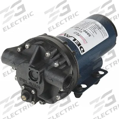 DELAVAN AG PUMPS Diaphragm Pump: Electric, 5850-114E-SB, Polypropylene, Santoprene - Bypass Electric Sprayer Pumps