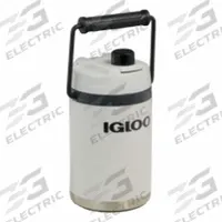 IGLOO Chug Bottle: 54 oz Capacity, White, Plastic/Stainless Steel, BPA-Free, 11 3/8 in Overall Ht (MPN 00031611). Key specifications — Brand: IGLOO.