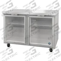 HOSHIZAKI Undercounter Refrigerator: 12 cu ft, 31 7/8 in Ht, 32 1/2 in Dp, Yes Energy Star Compliant (MPN UR48B-GLP01). Key specifications — Control Type: Thermostatic; Energy Star Compliant: Yes; Brand: HOSHIZAKI.