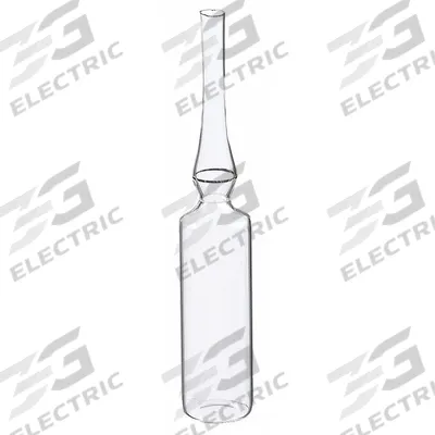 WHEATON Clear Ampule: 10 mL, 19 mm Body Dia, Round, Colorless - Glass Ampules