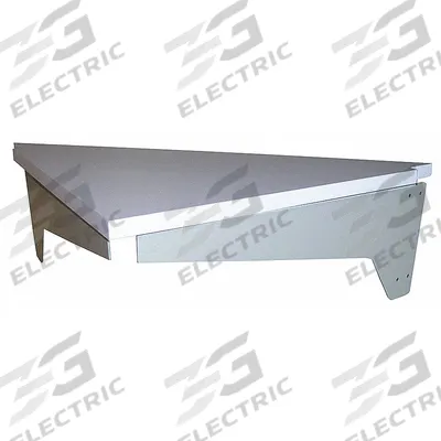 PRO-LINE Workstation Corner Unit: 30 in Overall Wd, 30 in Overall Dp, Gray - Corner Connectors
