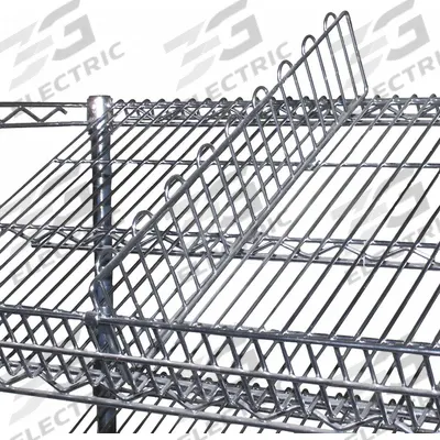 EAGLE GROUP Shelf Divider: 18 in x 1/32 in x 4 1/2 in - Dividers for Wire Shelving