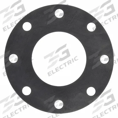 APPROVED VENDOR Full Face Flange Gasket: Class 150, Neoprene, For 6 in Pipe, 1/8 in Thick - Neoprene Full-Face Gaskets