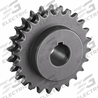 TRITAN Roller Chain Sprocket: 80-2, For 1 in Chain Pitch, 2 in Bore Dia, 24 Teeth - Size 80-2 Fixed-Bore Roller Chain Sprockets