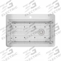ELKAY Sink: 33 in Overall Lg, 22 in Overall Wd, 9 in Bowl Dp, 30 1/2 in Bowl Lg, 1 Bowls, 18 ga (MPN ECTSR33229T1WS). Key specifications — Brand: ELKAY.