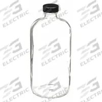 KIMBLE Storage Bottle: 1 L, Colorless, 33-400 mm, Phenolic, 12, Pulp/Vinyl, Type III (MPN 5113233C-21). Key specifications — Body Color: Colorless; Pre-Cleaned: None; Body Material: Soda Lime Glass; Brand: KIMBLE; Screw Closure Size: 33-400 mm; Graduated: No; USP Specification: Type III; Closure Attached: Attached.