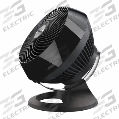 VORNADO Circulating Fan: 10 1/8 in Blade Dia, Non-Oscillating, 4 Speeds, Stationary - Pivoting Compact Fans