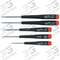WIHA Precision Screwdriver Set: 1-10 Pieces, 5 Pieces, Hex Tip, Ergonomic Grip, Not Tether Capable (MPN 26491). Key specifications — attr1205274: WIHA; attr1205269: 1.3 mm.