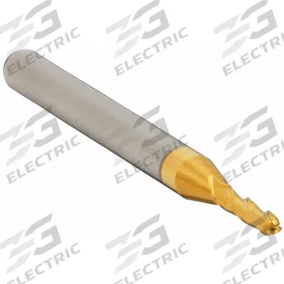 APPROVED VENDOR Ball End Mill: Carbide, TiN Coated, 3 Flute, 5/64" Mill Dia, 1/4" LOC - General Purpose Carbide Ball End Mills