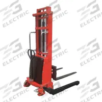 DAYTON Stacker: 2,200 lb, 138 in Max Lifting Ht, Adj Fork, 42 in L x 4 in W Fork, Sealed Lead Acid (MPN SPN22-138). Key specifications — Brand: DAYTON; Lift Mechanism: Hydraulic; Width Across Forks: 19 in to 39-1/2 in.