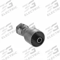 PARKER Hydraulic Crimp Fitting: Steel x Steel, Straight, -6 For Hose Dash Size, Female x Genderless (MPN 1JC43-6-6). Key specifications — Fitting Gender: Female x Genderless; Fitting Connection Type: ORS x Crimp; For Hose Dash Size: -6; Thread Size: 0.511"-27; Brand: PARKER.