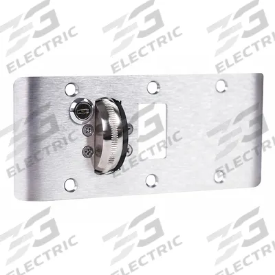 ACCURATE Door Strike Plate: Curved Lip, 8 3/4 in Lg, 4 3/4 in Wd - Double Lipped Strike Plates
