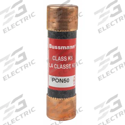 BUSSMANN Fuse: Time Delay, 50 A - CSA-Certified Fuses