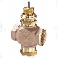 Hydronic Globe Valve: 3-Way, 28.9 CV Flow, 1 1/2 in Female NPT, Bronze Body, Stainless Steel Stem (MPN VG7842RT). Key specifications — Manufacturer Part Number: VG7842RT; Brand: JOHNSON CONTROLS; Seat Material: Brass.