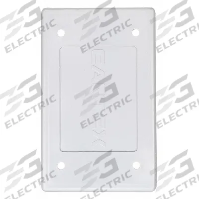 CANTEX Weatherproof Cover: PVC, FS, Weatherproof Box, 1 Gangs, 4 5/8 in Overall Ht - Plastic Weatherproof Electrical Box Covers