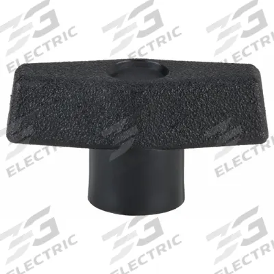 INNOVATIVE COMPONENTS Hand Knob: T, Plastic w/ Steel Thread, 5/16"-18 Thread - T-Handle Knobs with Threaded Hole
