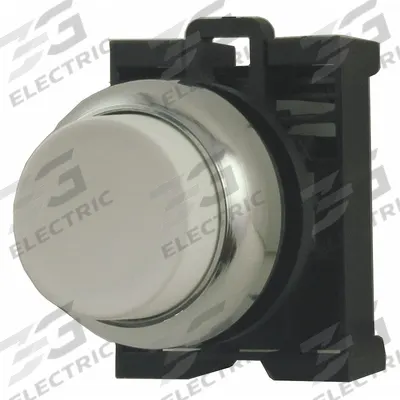 EATON Extended Push Button: 22 mm Mounting Size, Metallic - Extended-Length Push-Button Operators