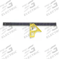 STANLEY Combination Square: Inch, Square, Stainless Steel, 16 in x 1 in, 16 in Blade Lg, 1/32 in (MPN 46-131). Key specifications — attr936159: 1/32 in; attr936169: Built-In Scriber; attr934771: STANLEY; attr936157: Etched; attr969017: Square.