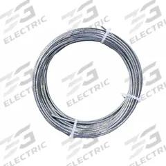 APPROVED VENDOR Wire Rope: Galvanized Steel, 1 x 19, 1,640 lb Working Load Limit, 100 ft Overall Lg (MPN 2RZZ7). Key specifications — End Type: Plain; Brand: APPROVED VENDOR.