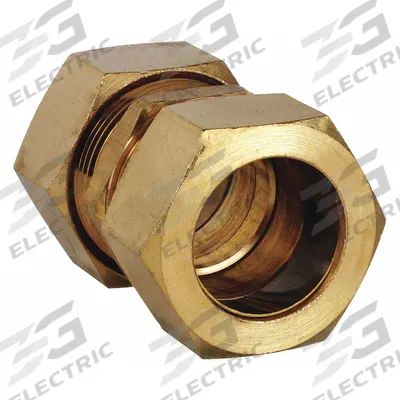 APPROVED VENDOR Compression Fitting Union: 7/8 in OD x 7/8 in OD Fitting Size - Low-Lead Standard Sleeve Brass Compression Fitting