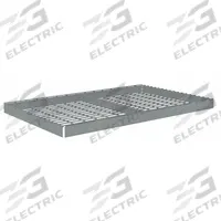 TENNSCO Shelf: 60 in x 30 in, 2,000 lb Load Capacity, Steel, 5 ga Decking, Gray, Shelf (MPN ZLES-6030W). Key specifications — Decking Material: Steel; Includes: (4) Beams; Decking Finish: Zinc Plated; Shelf Configuration: Single Straight; Color: Gray; Frame Material: Steel; Brand: TENNSCO; Frame Finish: Zinc Plated.