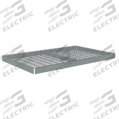 TENNSCO Shelf: 60 in x 30 in, 2,000 lb Load Capacity, Steel, 5 ga Decking, Gray - Wire Decking Shelf Kits for Boltless Shelving