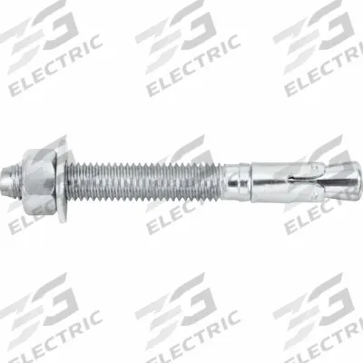 DEWALT Wedge Anchor: 4 1/2 in Overall Lg, 5/8 in Dia, 1/2"-13 Thread Size, 2 1/2 in Thread Lg - Steel Wedge Anchors