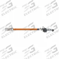 READYCABLE Servo Hybrid Cable: Basic Cable, 40 ft Lg, For Beckhoff, Similar To ZK4500-8023-xxxx, PUR (MPN MAT9850309-40). Key specifications — Cable Jacket Color: Orange; Conductor Configuration: (4xAWG16 (1.5))+(2xAWG18 (0.75))+(1PRxAWG22 (0.34)); Brand: READYCABLE; Cable Jacket Material: PUR.