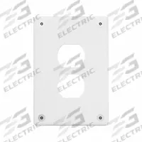 LEGRAND Wall Plate: Duplex Outlet, 1 Gang, White, Jumbo Size (MPN WSP01D2PS). Key specifications — Brand: LEGRAND; Material: Steel; Includes: Allen Head Screws.