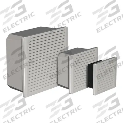 NVENT HOFFMAN Axial Fan: 190 cfm_235 cfm Airflow @ 0.000 in SP, 11 13/16 in Ht, 5 1/4 in Dp - Standard Square Axial Fan Kits