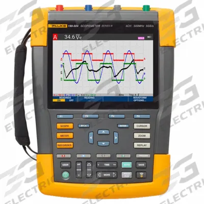 FLUKE Handheld Oscilloscope: Portable Handheld Digital Oscilloscopes, Fully Isolated